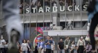 Starbucks’s latest financials sink shares, as CEO says it’s ‘harder to be a customer than it should be’