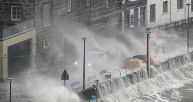 Gusts of 80mph could hit north-west Scotland as Storm Ashley arrives, forecasters have warned (Andrew Milligan/PA)