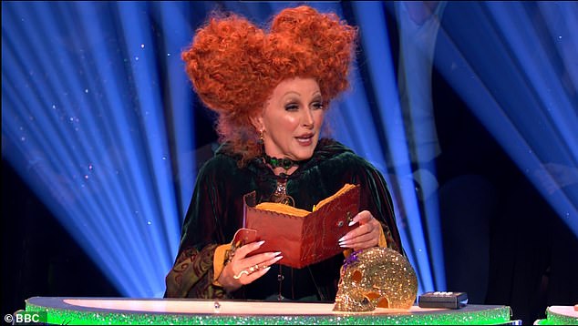 Strictly Come Dancing fans all shared the same complaint over Shirley Ballas ' Halloween costume during Saturday night's spooky special