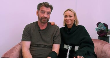 Strictly Come Dancing fans have been left baffled over whether Nick Knowles will return to the show amid his injury (pictured with pro partner Luba Mushtuk)
