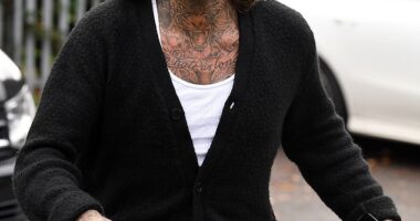 Strictly Come Dancing star Pete Wicks and his professional partner Jowita Przystal appeared all smiles as they arrived for rehearsals on Wednesday amid romance rumours