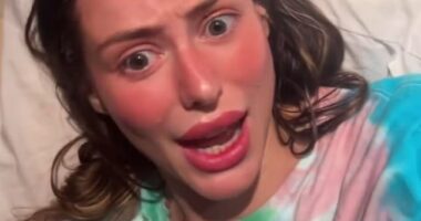 Scamming socialite Caroline Calloway believes she's 'going to die' because she hasn't evacuated from the area where Hurricane Milton is set to hit