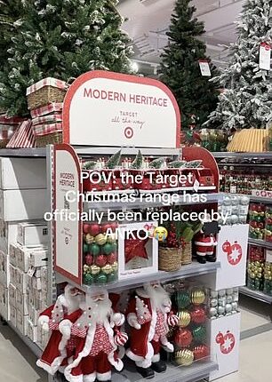 Customers were furious after spotting Kmart's Anko Christmas range are Target Australia