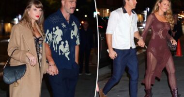 Taylor Swift, Travis Kelce spotted on double date with Blake Lively, Ryan Reynolds in NYC