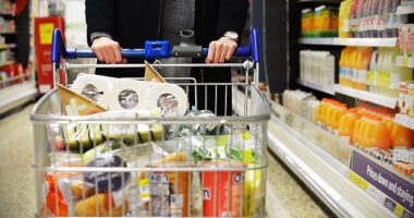 Tesco shoppers have been left outraged after the British supermarket made a major change to its trolleys (stock photo)