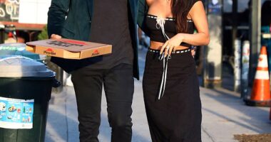 Jason Tartick and Kat Stickler have officially called it quits after six months of dating; (pictured June)