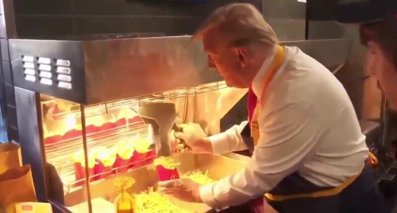 The McDonald's Trump Visited Had to Hire Security After Violent, Left-Wing Threats.