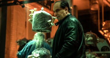 Colin Farrell as Oz Cobb in The Penguin