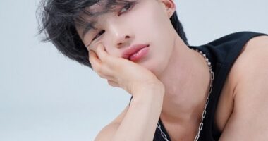 Yu Hyuk, 24, (pictured) is a member of 1VERSE, a boy band created under the label Singing Beetle - and despite having no official songs of their own out, the group already has thousands of social media followers and excited fans