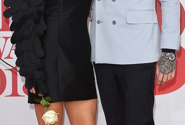 Liam Payne with Cheryl Tweedy at the BRITs in 2018 before they announced their split