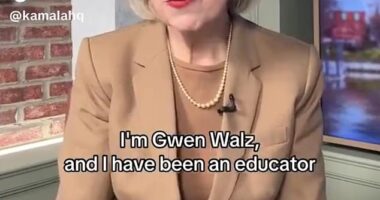 Tim Walz's wife Gwen assigned Americans homework in a video that has social media wondering why she's treating voters like her schoolchildren