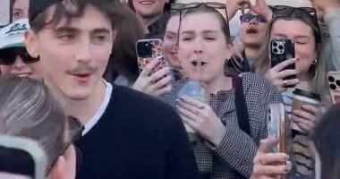 Timothee Chalamet has sparked pandemonium among screaming fans in New York by unexpectedly showing up to his own lookalike contest