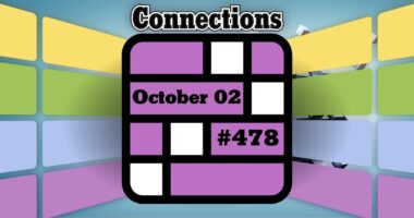 Today's Connections Hints & Answers For October 2, 2024 (Puzzle #478)