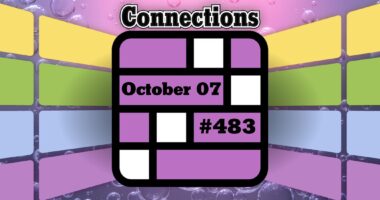 Today's Connections Hints & Answers For October 7, 2024 (Puzzle #483)