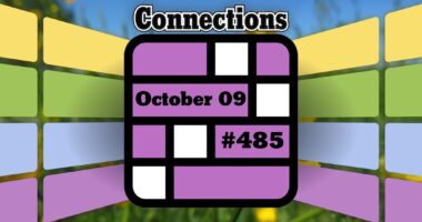 Today's Connections Hints & Answers For October 9, 2024 (Puzzle #485)