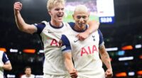 Richarlison (right) marked his first start of the season in style as he netted the only goal for Tottenham against AZ Alkmaar