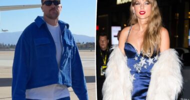 Travis Kelce channels Taylor Swift's 'Midnights' era ahead of Chiefs vs. 49ers game