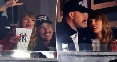 Travis Kelce playfully called Taylor Swift's 'future husband' during Yankees-Guardians ALCS game