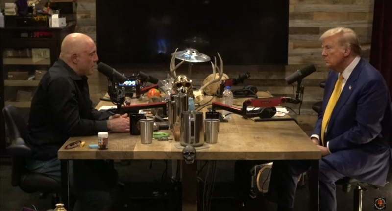 Joe Rogan interviews Donald Trump.