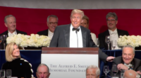 Trump Has Audience Rolling With Laughter At Charity Dinner