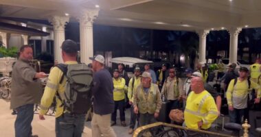Trump Sheltered 275+ Linemen at His Doral Resort Ahead of Hurricane Milton.