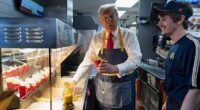 Fans of Donald Trump are suggesting the E Coli outbreak linked to McDonald's is a conspiracy theory against the former president after his Sunday spent manning the fry cooker at a Pennsylvania Mickey D's