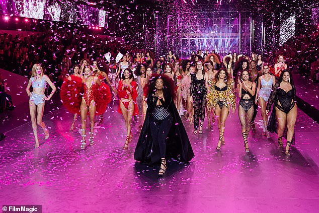 Tyra Banks was joined by the stunning Hadid sisters, veteran star Alessandra Ambrosio and first-timer Ashley Graham in closing out the 2024 Victoria's Secret Fashion Show on Tuesday