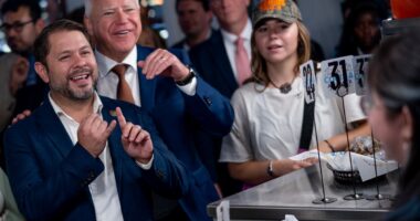 Walz campaigns with John McCain’s son as Harris lags in Arizona