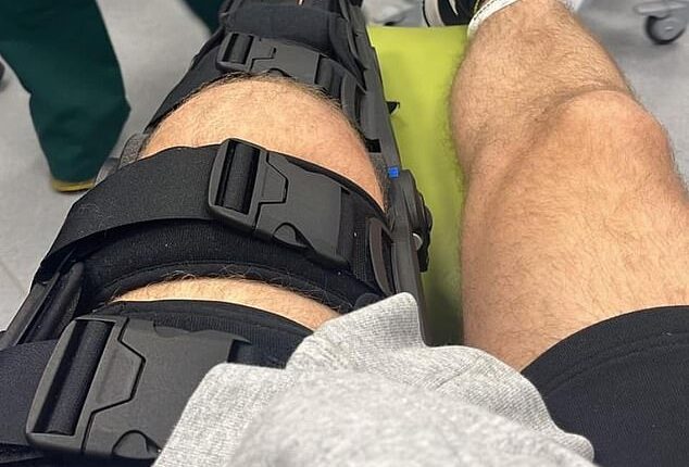 Avenue Hotspur players suffered injuries after being attacked by a group carrying weapons after a Sunday League match. Pictured: Goalkeeper Joel Collins