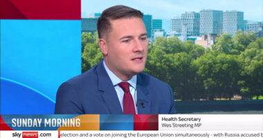 Wes Streeting reflects on own cancer journey following Chris Hoy’s terminal diagnosis