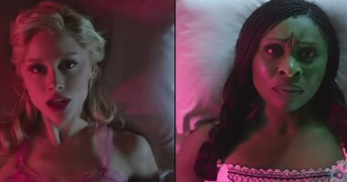 Ariana Grande and Cynthia Erivo 's vocals are featured in a new compilation teaser from their much-anticipated musical fantasy film Wicked , including What Is This Feeling?