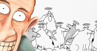 13 Hilarious Far Side Comics Starring Characters Named "Ernie" (Including An All-Time Classic Gary Larson Pop Culture Reference)