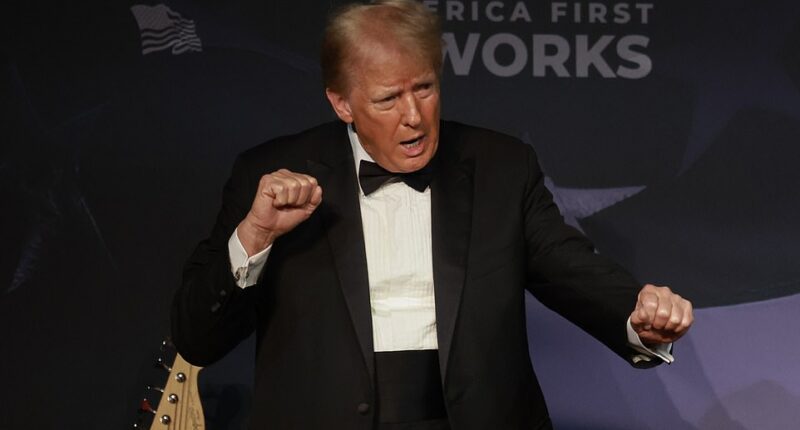 Donald Trump hosted a star-studded Mar-a-Lago bash Thursday night with guests such as under-fire attorney general nominee Matt Gaetz and Rocky Balboa himself, Sylvester Stallone