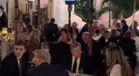 Barron Trump, the youngest son of Donald and Melania, has returned home to Florida for the Thanksgiving holiday and was seen dining alongside his parents at Mar-a-Lago this weekend. Melania's father, Viktor Knavs, was also seen dining alongside the Trumps