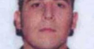 Daniel Andreas San Diego, 46, (pictured) was among the FBI's 'most wanted terrorists' following two bombings in the area of San Francisco in August 2003
