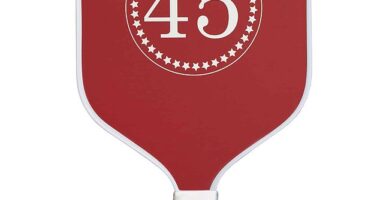 The official Trump store has released their holiday gift guide and special edition releases for the season, and it's full of gifts from a $180 pickleball paddle emblazoned with '45' on it