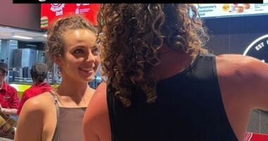 Abbie Chatfield has shared a very telling throwback image of her and her boyfriend Adam Hyde, six months before they went Instagram Official. Both pictured