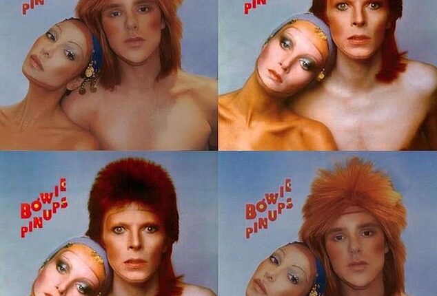 An age-gap couple, one of whom has very famous parents, dressed as David Bowie and Twiggy in a belated Halloween post on Sunday
