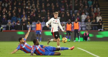 Emile Smith Rowe was denied a second goal at Selhurst Park following a VAR check