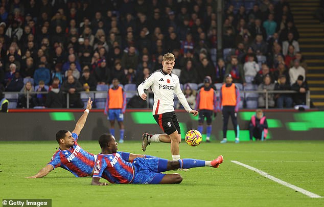 Emile Smith Rowe was denied a second goal at Selhurst Park following a VAR check