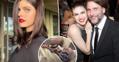 Alexandra Daddario welcomes first baby with husband Andrew Form, his third