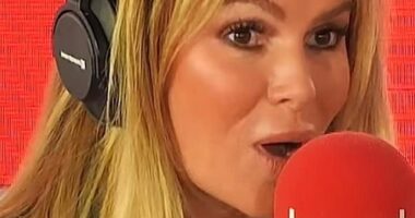 Amanda Holden's mum reacted to the news her daughter had her first-ever tattoo during a hilarious phone call on Thursday