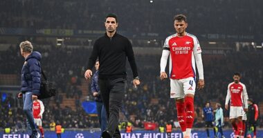 Mikel Arteta's Arsenal had another night to forget in Europe as they lost to inter Milan