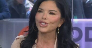 Awkward moment Lauren Sanchez calls out Today hosts for asking about her wedding to Jeff Bezos