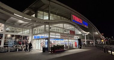 Tesco pictured this morning in Newcastle