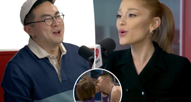 Bowen Yang apologizes to Ariana Grande for opening his mouth 'too much' during 'SNL' kiss