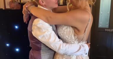Lauren Evens, 31, and Hannah Kaye, 29, married at their local registry office in September, after the latter proposed nine months earlier