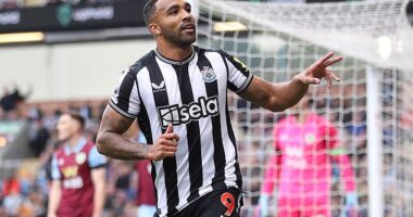 Newcastle striker Callum Wilson is reportedly being eyed by four Premier League clubs