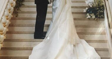 Catherine Zeta-Jones marked her and husband Michael Douglas' 24th wedding anniversary by sharing a number of beautiful photos from their big day