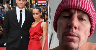 Channing Tatum ditches his shirt for thirst trap after Zoë Kravitz split